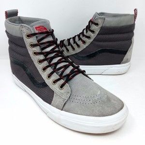 Vans Sk8-Hi MTE Mountain Edition Scotchgard Gray Leather Hiking Boots - Men’s 11